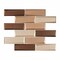 Andova Tiles SAMPLE-Daazen Borealis 2 in. x 6 in. Glass Mosaic Wall Tile SAM-ANDDAA976 - alternate 4